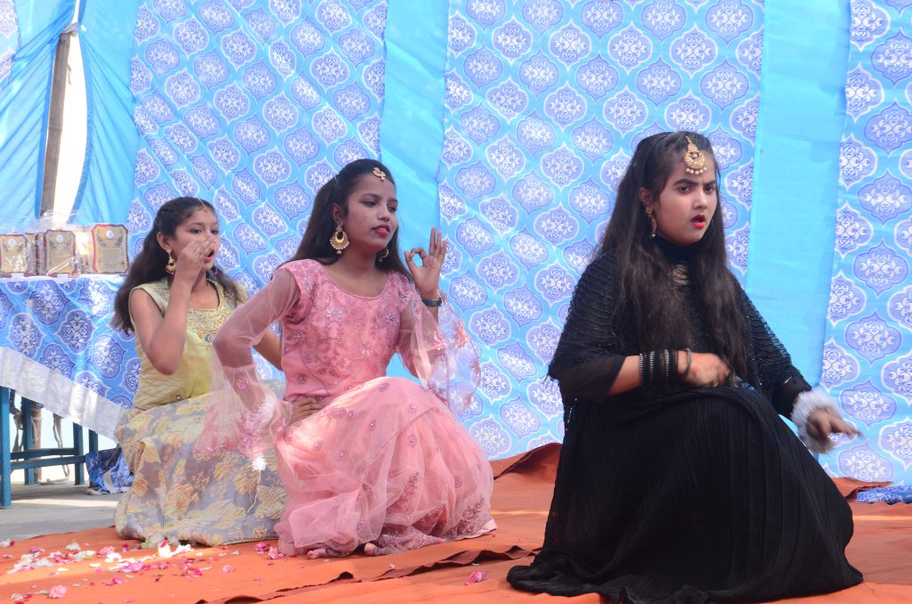 Girls dance performance